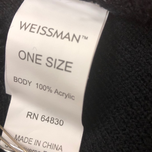 Black acrylic hat - Picture 2 of 4